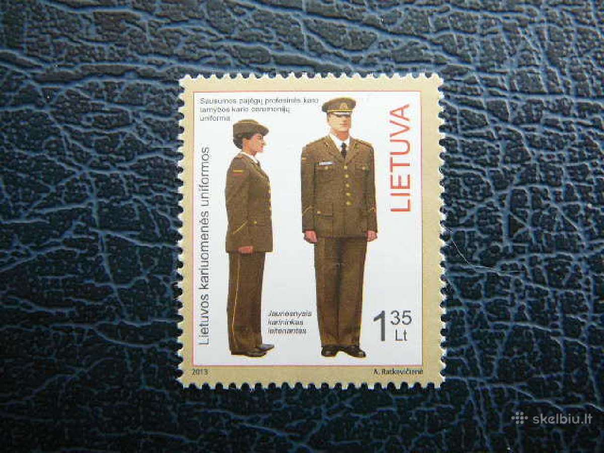 Lietuva 2013 Uniformos svarus lit1143
