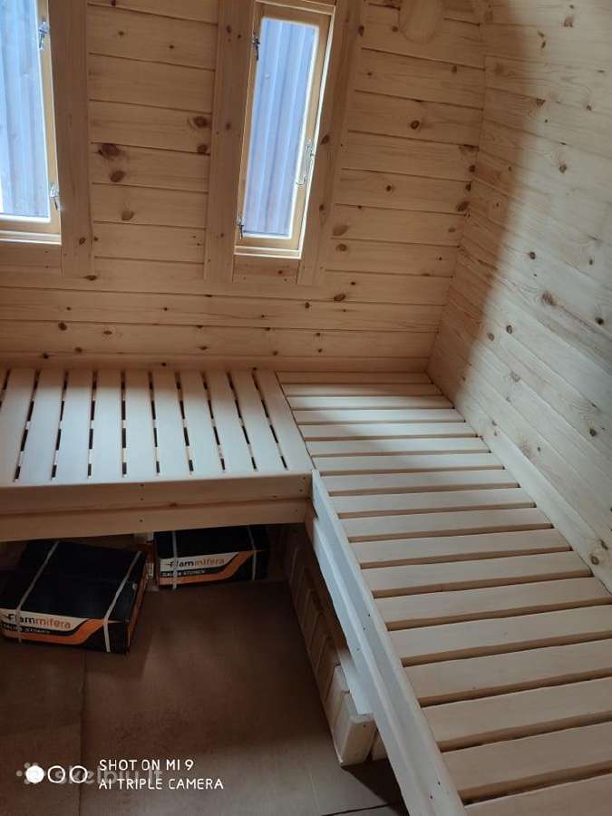 Kvadratinė sauna pirtis 3m - nuotraukos Nr. 11