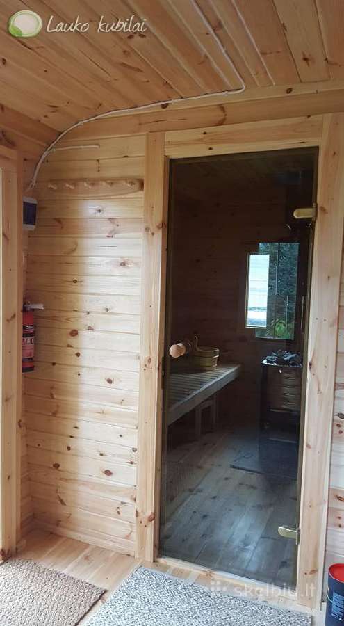 Kvadratinė sauna pirtis 3m - nuotraukos Nr. 18