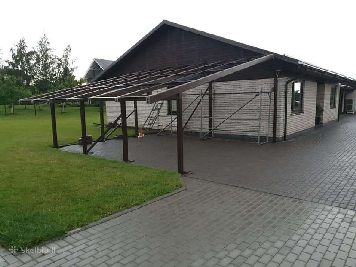 Stumdomi vartai nuo 1600 su varikliu, milt.dažymu - nuotraukos Nr. 11