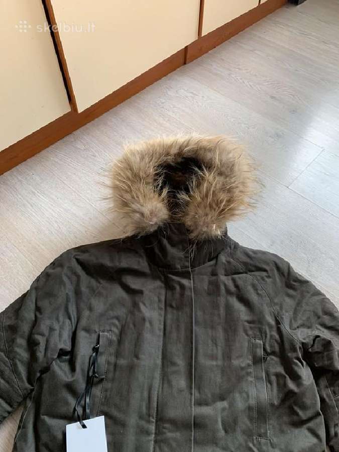 Zapa parka su natūraliu triušio kailio pamušalu - nuotraukos Nr. 4