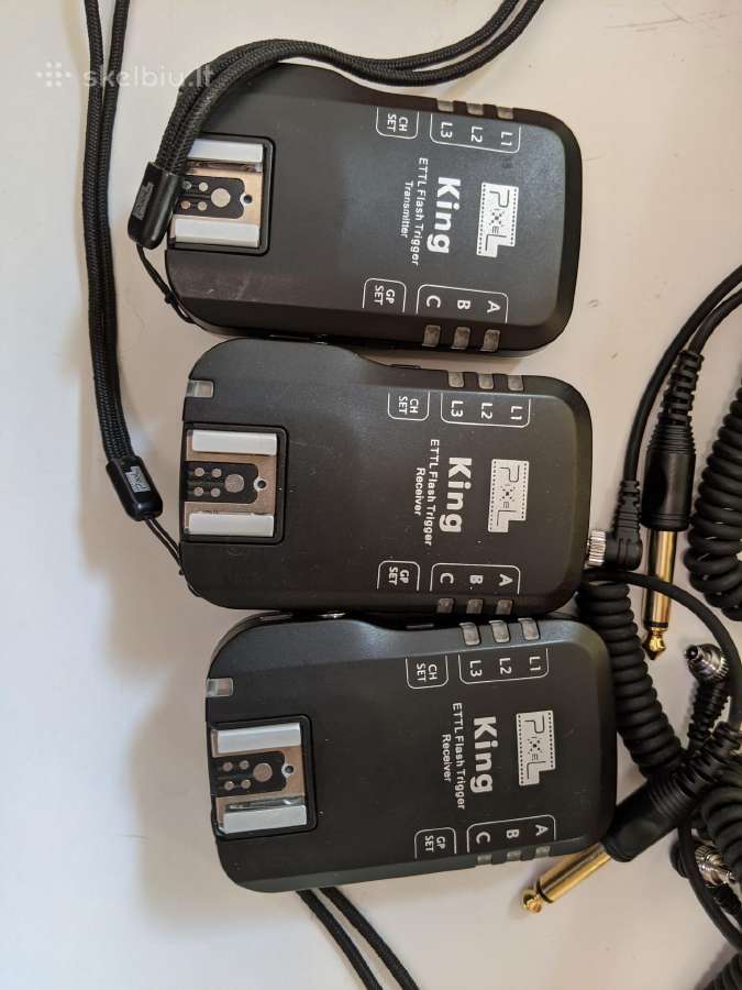 Pixel E-ttl flash 1x trigger 2x receiver Canon - nuotraukos Nr. 4
