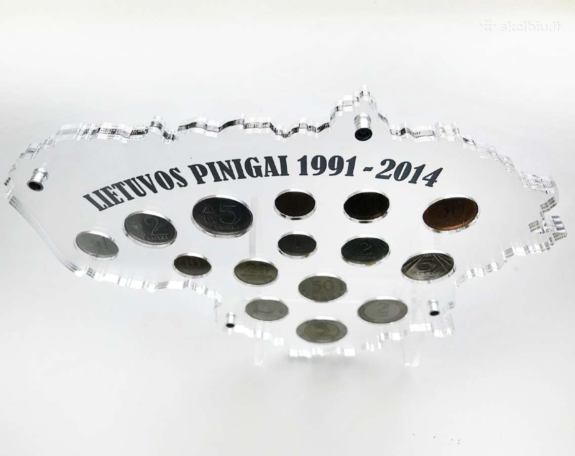 Rėmelis Lietuvos Monetoms Nr. 72 - 1991-2014 - nuotraukos Nr. 3