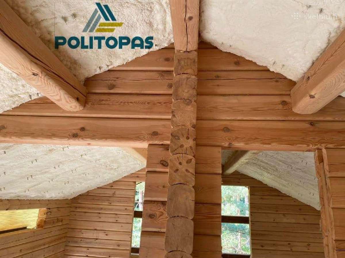 Šiltinimas poliuretanu. Biri vata. - nuotraukos Nr. 4