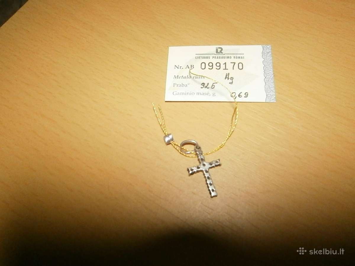 Sidabrinis pakabukas su granatu 0,69g, 0,66ct - nuotraukos Nr. 3