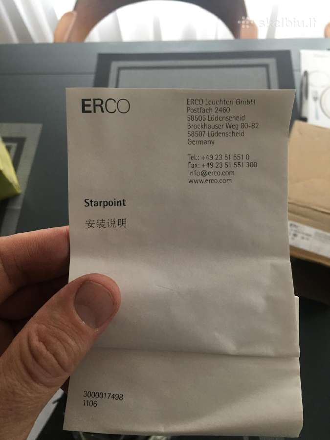 Įleidžiamos lempos 2 vnt Erco Made In Germany - nuotraukos Nr. 4