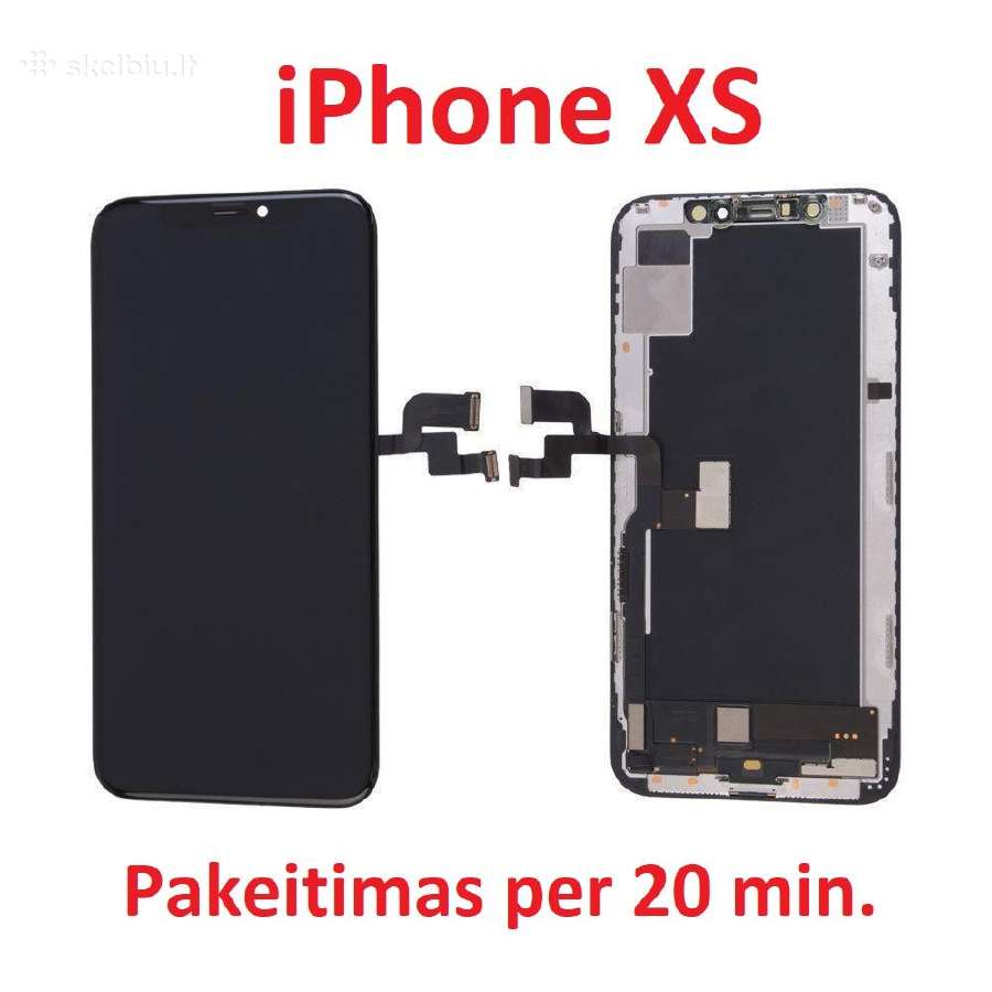 iPhone Xs ekranas, keitimas per 20 min Kaunas