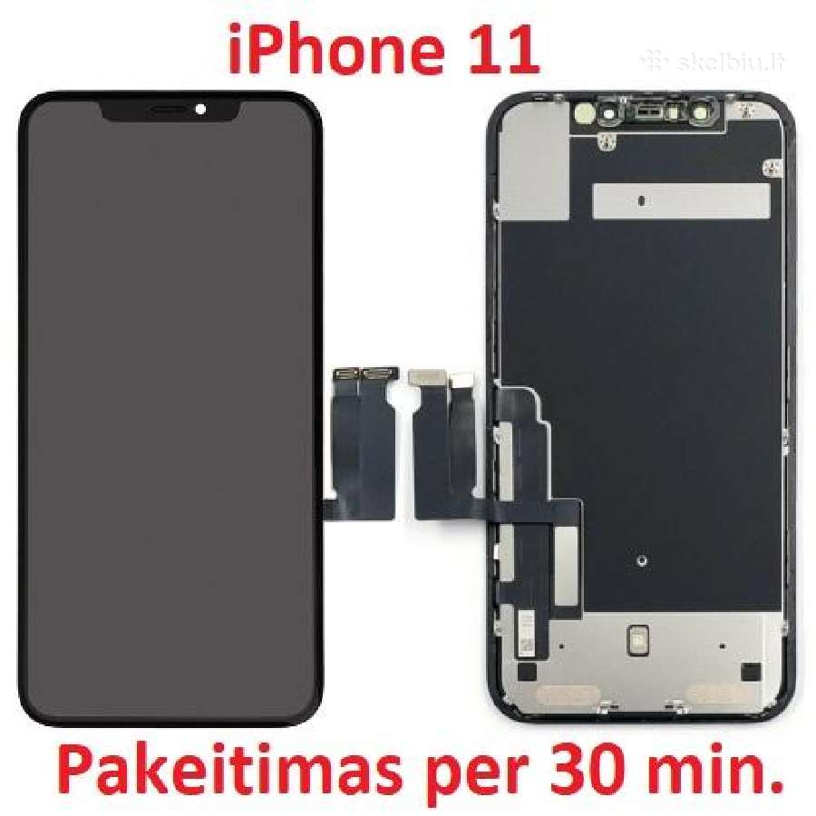 iPhone 11 ekranas, pakeitimas per 30 min, Kaunas