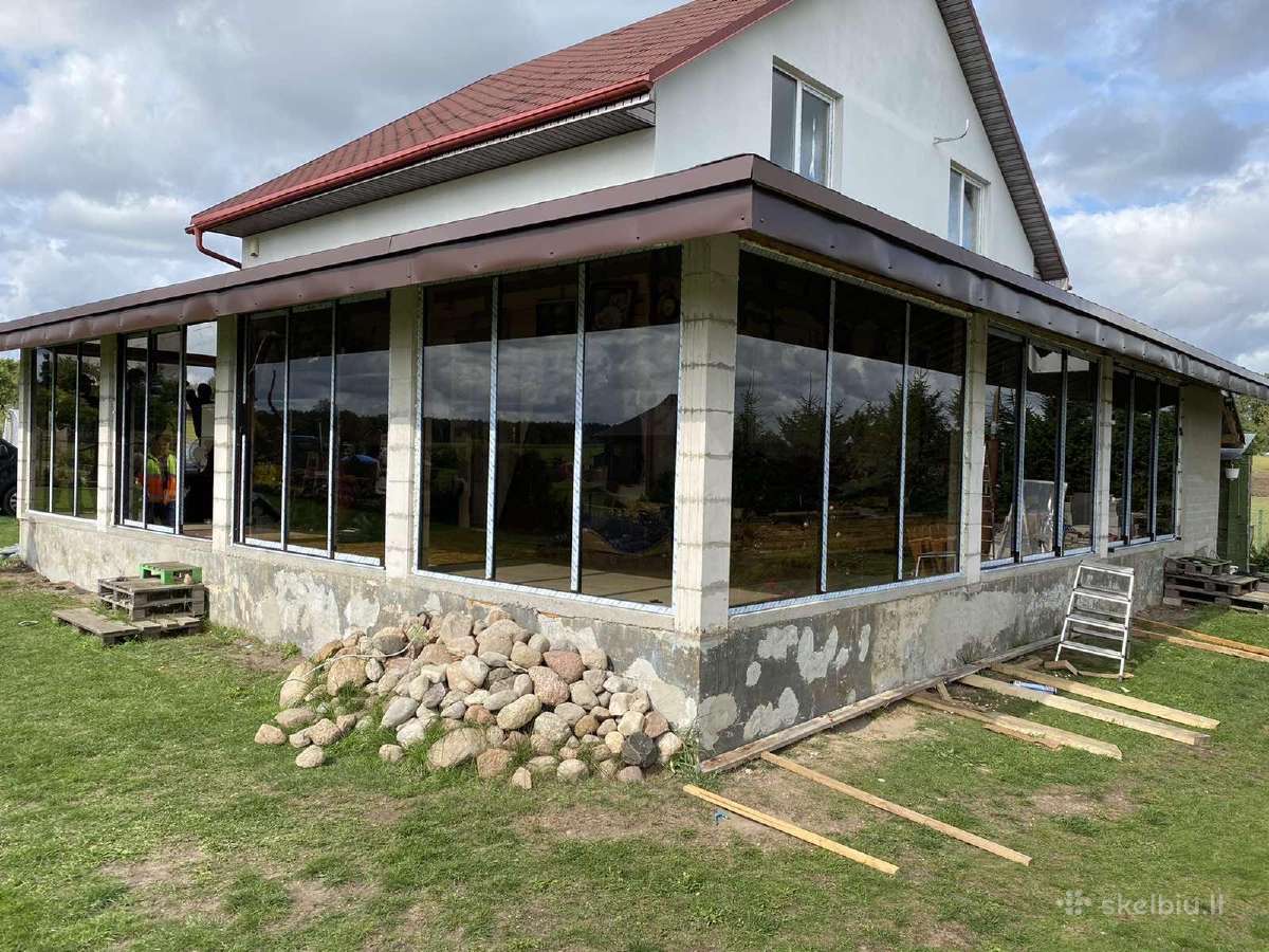 Šiltas ir šaltas terasu, stiklinimas iš Aliuminio - nuotraukos Nr. 21