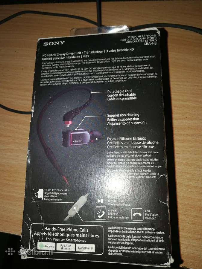 Sony Xba-h3 ausines - nuotraukos Nr. 2