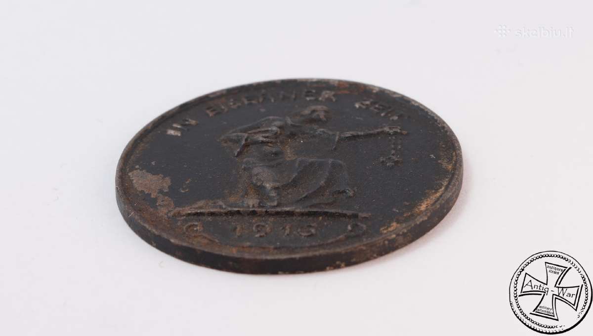 1916 Vokiškas medalis/žetonas - nuotraukos Nr. 4