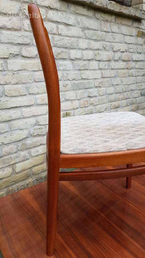 Vintažinės mid century tikmedžio kėdės - nuotraukos Nr. 11