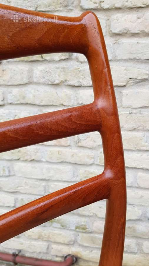 Vintažinės mid century tikmedžio kėdės - nuotraukos Nr. 12