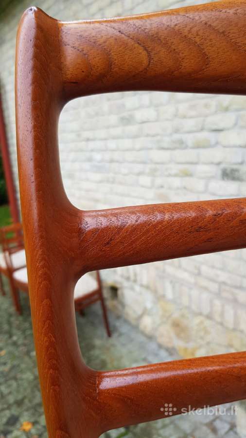 Vintažinės mid century tikmedžio kėdės - nuotraukos Nr. 13