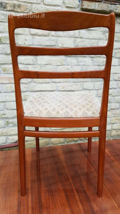 Vintažinės mid century tikmedžio kėdės - nuotraukos Nr. 17