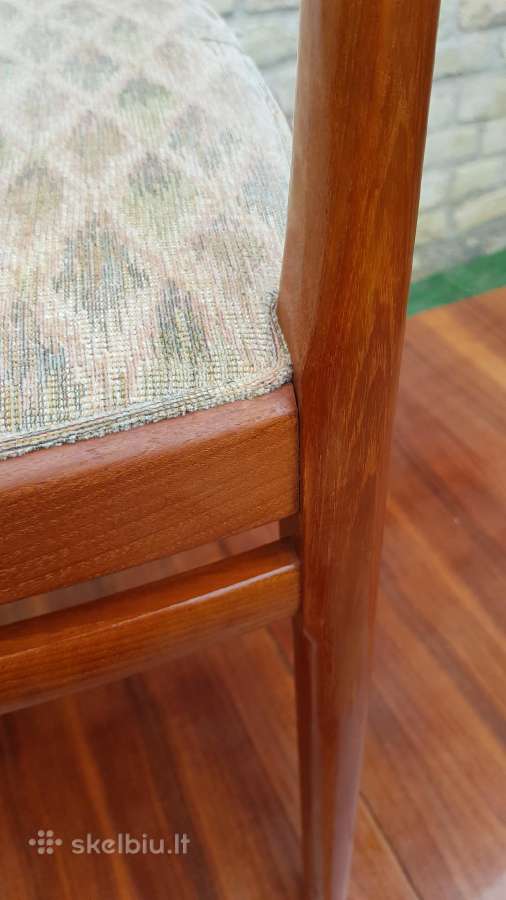Vintažinės mid century tikmedžio kėdės - nuotraukos Nr. 18