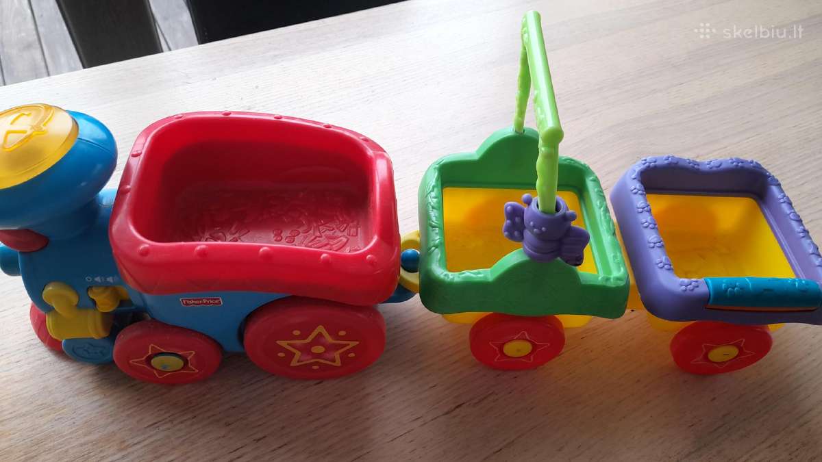 Fisher Price muzikinis traukinukas