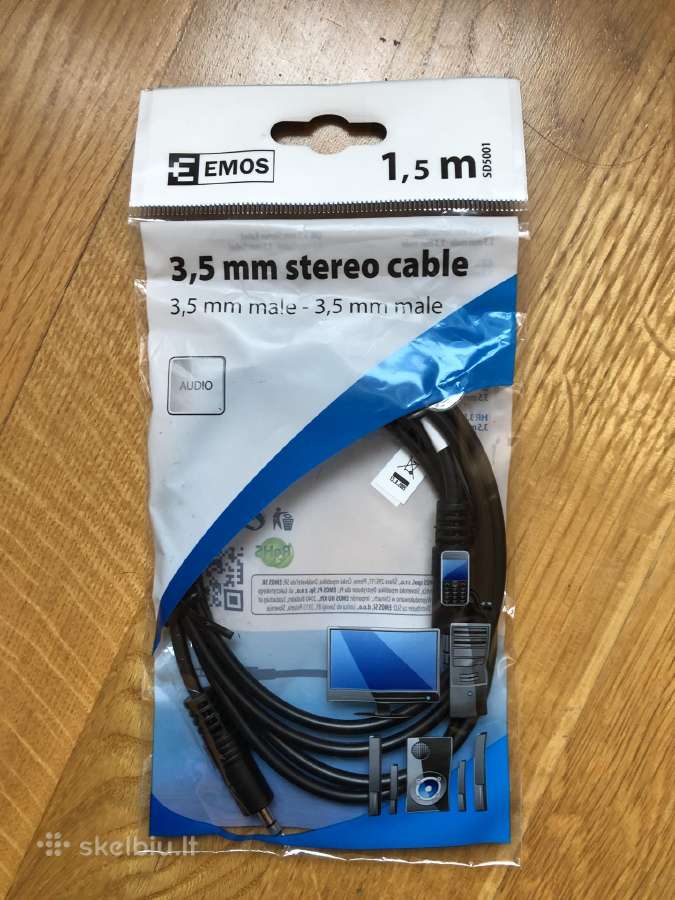 3,5 mm stereo garso laidas