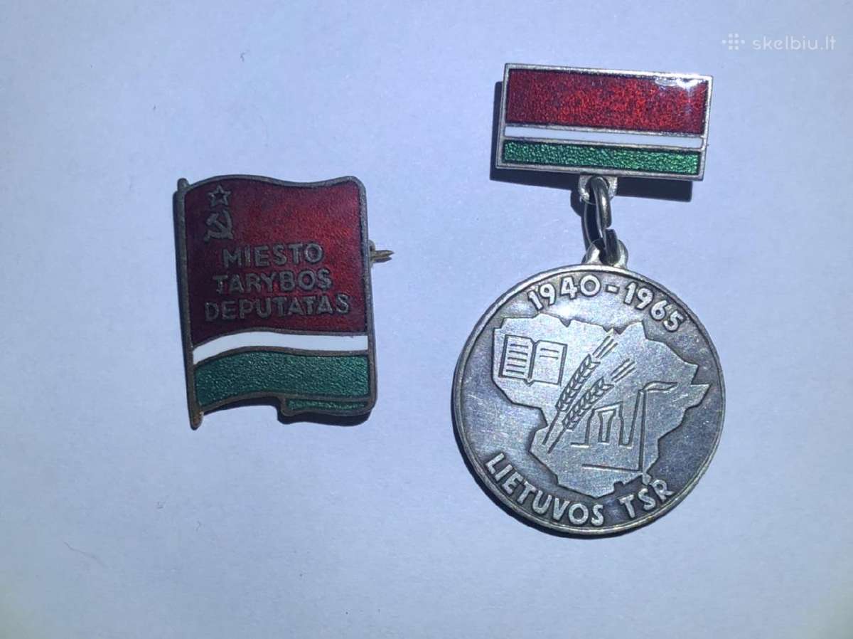 Ltsr medalis 1945-1965m sidabras