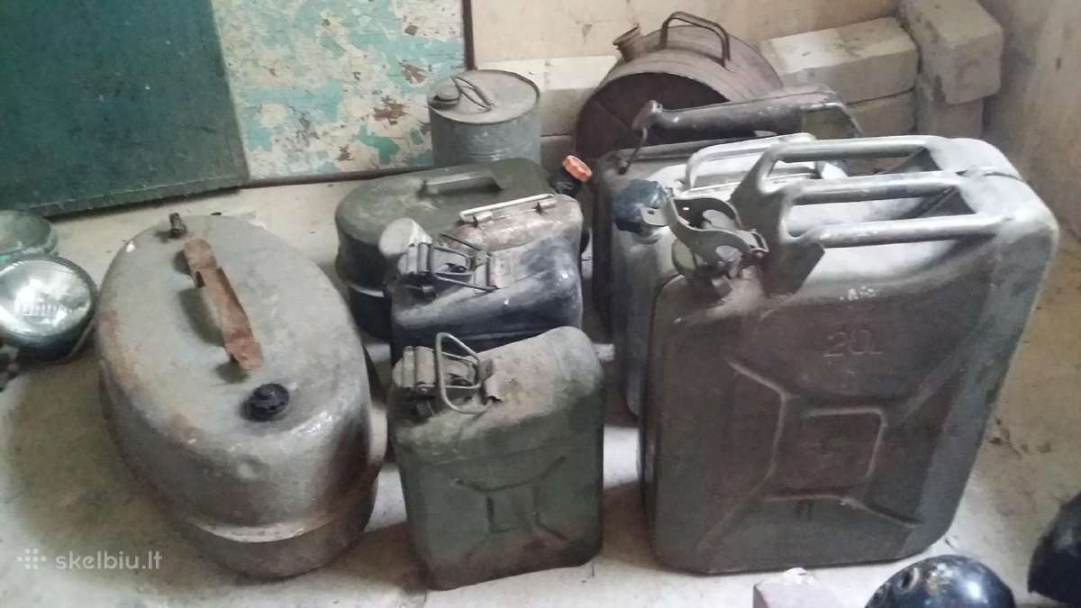 Metaliniai kuro bakai,tepalo svirkstai,graztai