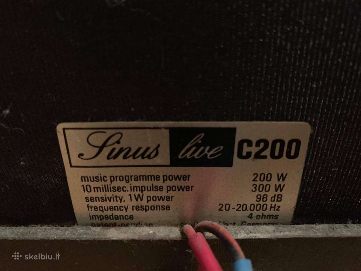 Sinus Live C200 kolonėlių komplektas - nuotraukos Nr. 2