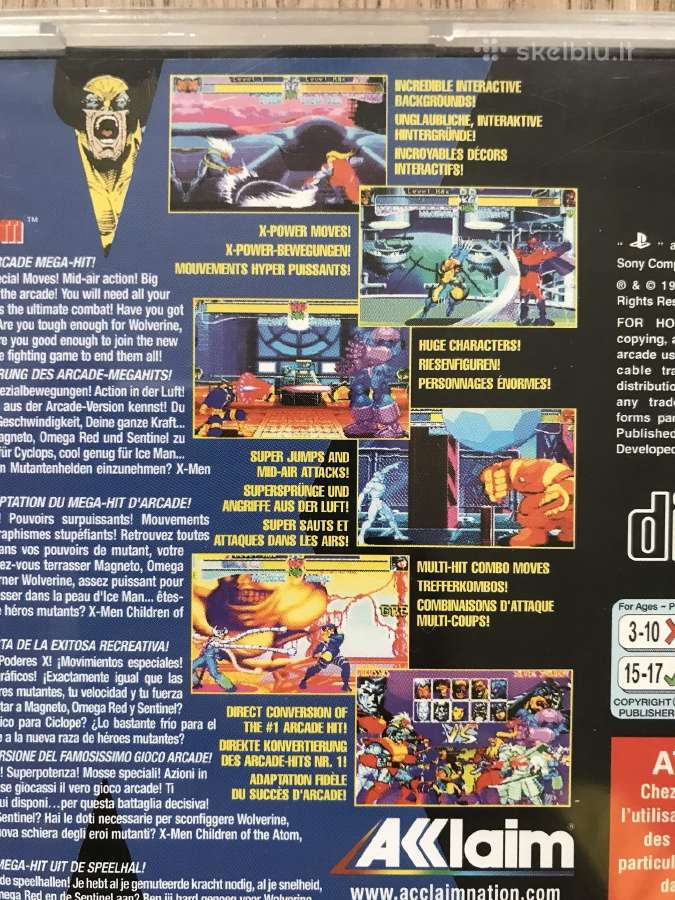 X-men Children of the Atom, Ps1, Ps2, PS3 - nuotraukos Nr. 3