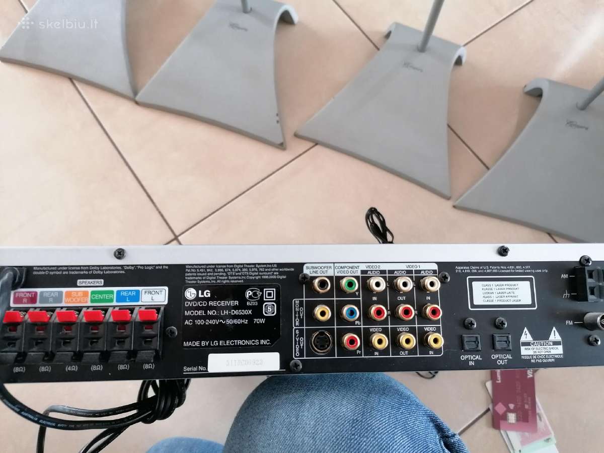 LG namų kino sistema - nuotraukos Nr. 2