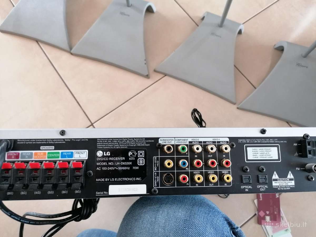 LG namų kino sistema - nuotraukos Nr. 5