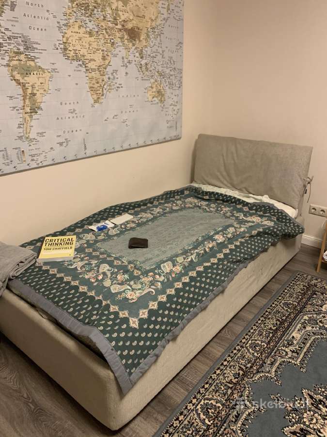 Viengulė lova/ patalynės dėže 100 Eur be čiužinio - nuotraukos Nr. 4