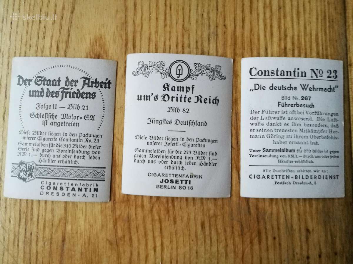 Propagandines vokiskos cigareciu korteles - nuotraukos Nr. 10