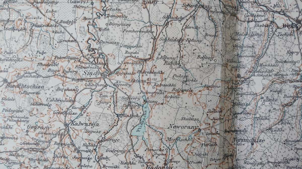 Žemėlapis 1915 m. (Windau, Dunamunde, Libau, Riga) - nuotraukos Nr. 8