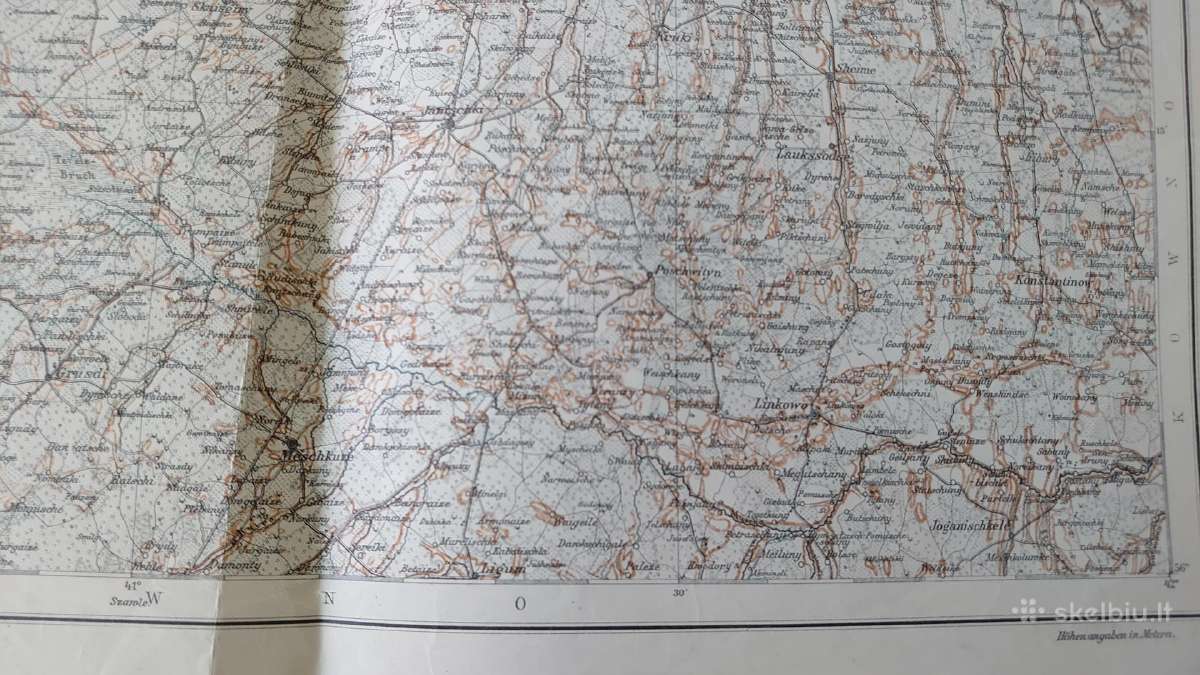 Žemėlapis 1915 m. (Windau, Dunamunde, Libau, Riga) - nuotraukos Nr. 11