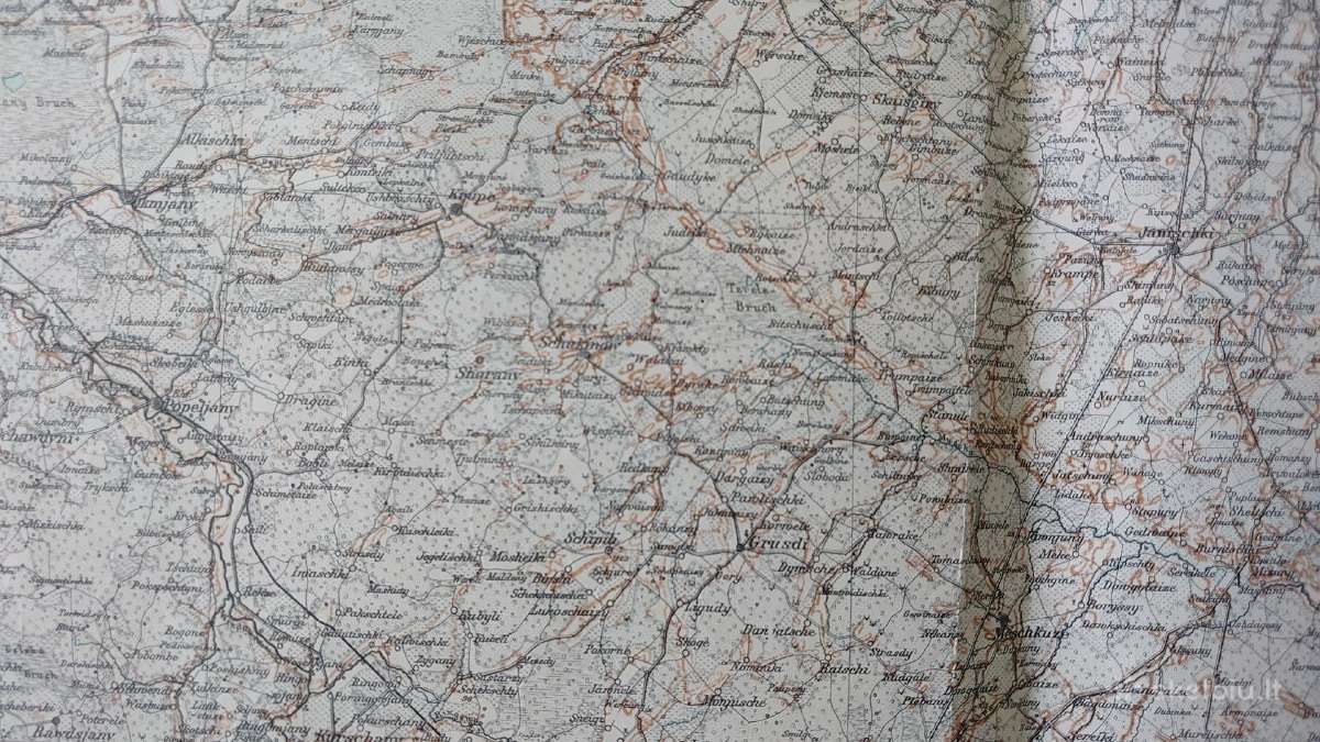 Žemėlapis 1915 m. (Windau, Dunamunde, Libau, Riga) - nuotraukos Nr. 12