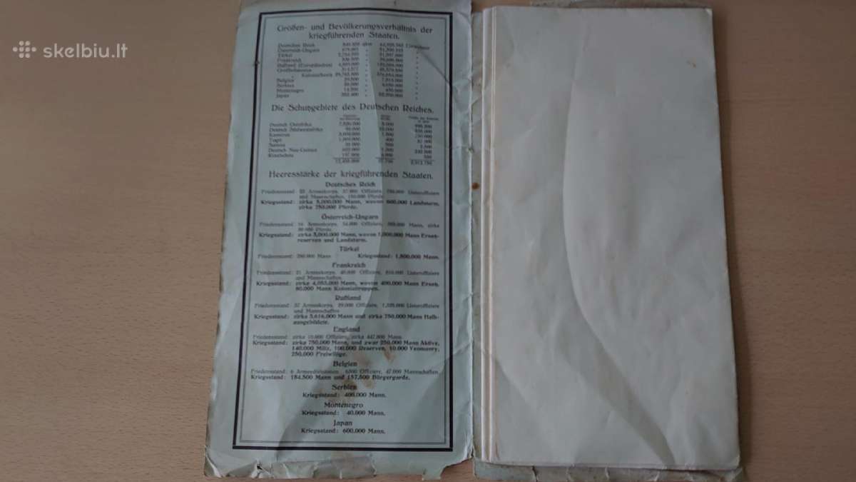 1914 m. žemėlapis vokiečių naujas pasaulis - nuotraukos Nr. 7