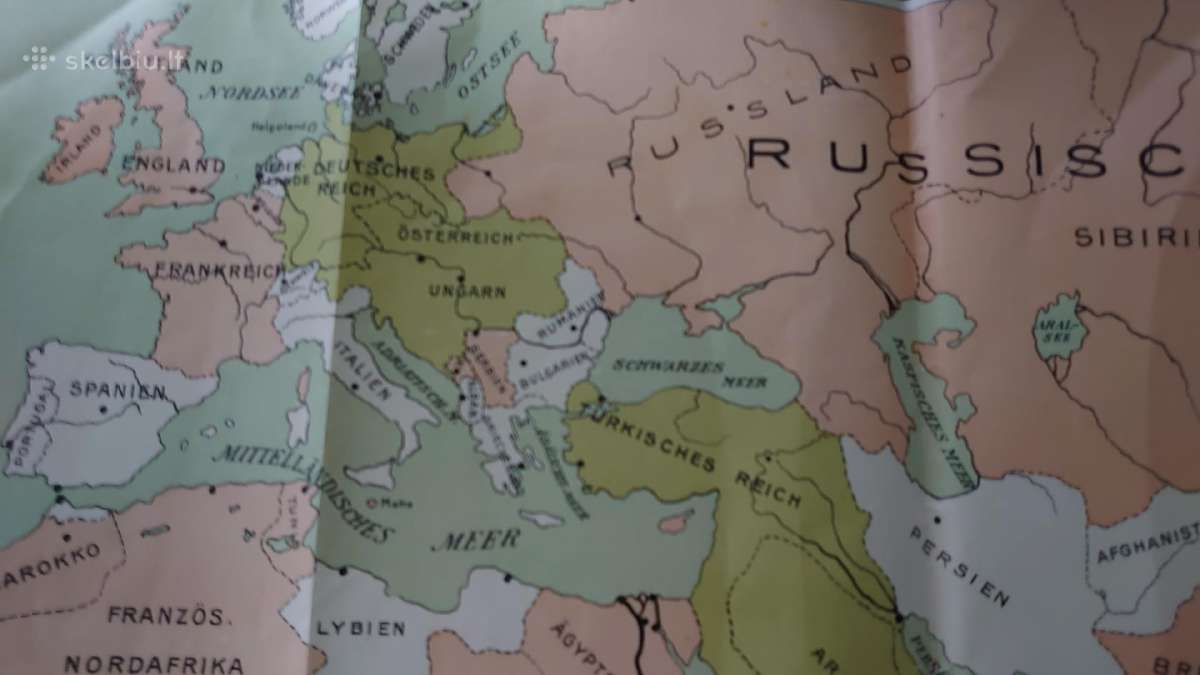 1914 m. žemėlapis vokiečių naujas pasaulis - nuotraukos Nr. 5