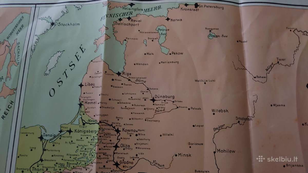 1914 m. žemėlapis vokiečių naujas pasaulis - nuotraukos Nr. 13
