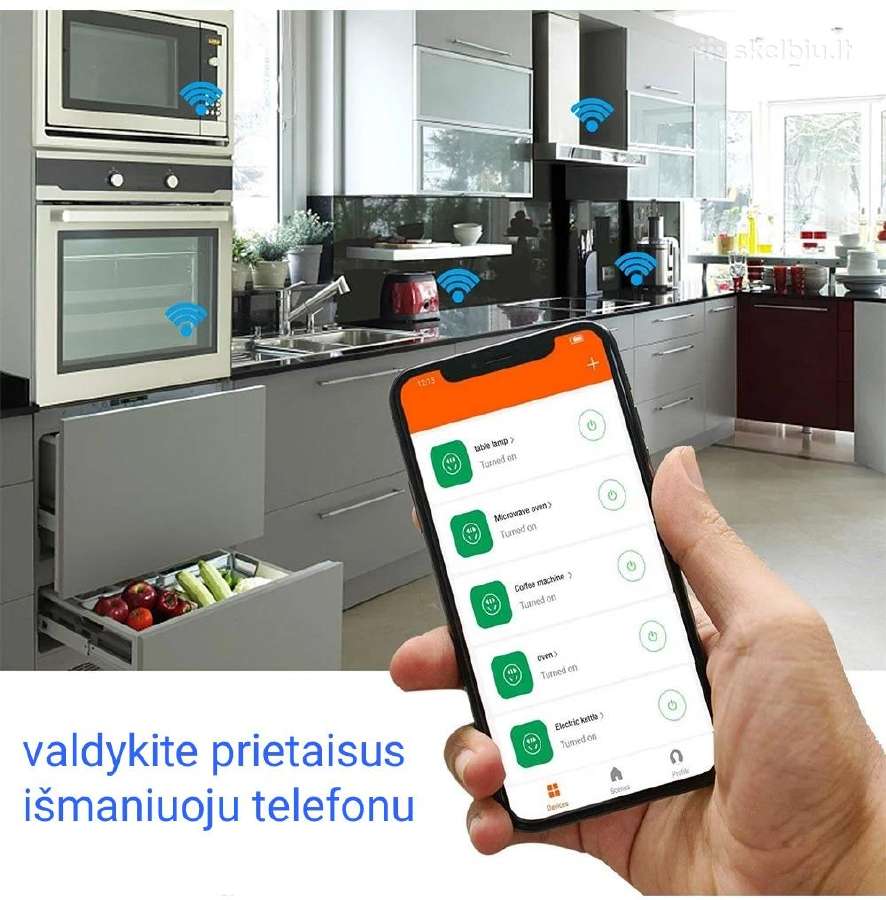Išmanioji WiFi rozete Eu - nuotraukos Nr. 3