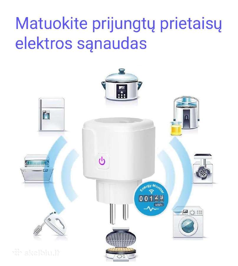 Išmanioji WiFi rozete Eu - nuotraukos Nr. 5