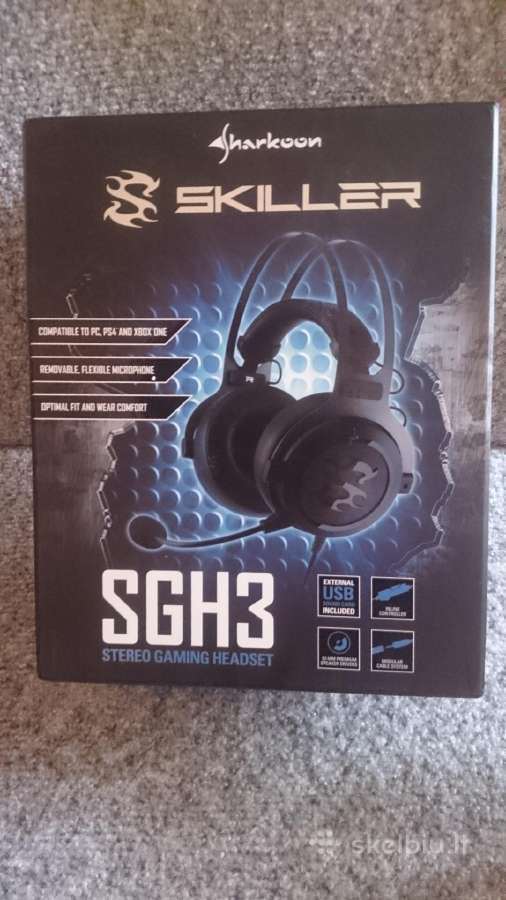 Ausinės žaidimams "Sharkoon Skiller Sgh3"