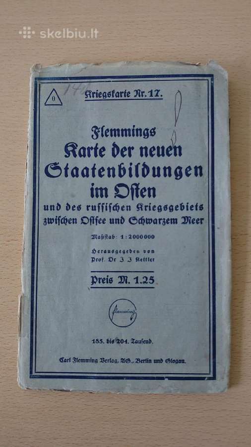 1915 m. karinis Rusijos karo zonos žemėlapis - nuotraukos Nr. 7