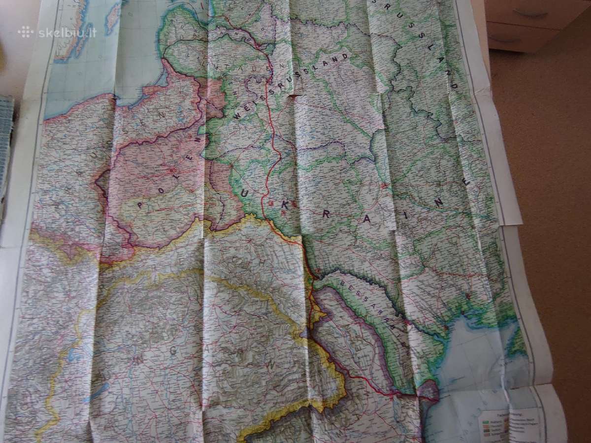 1915 m. karinis Rusijos karo zonos žemėlapis