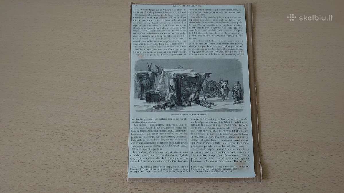 1865 m. Rusijos Baltijos provincijų žemėlapis - nuotraukos Nr. 7