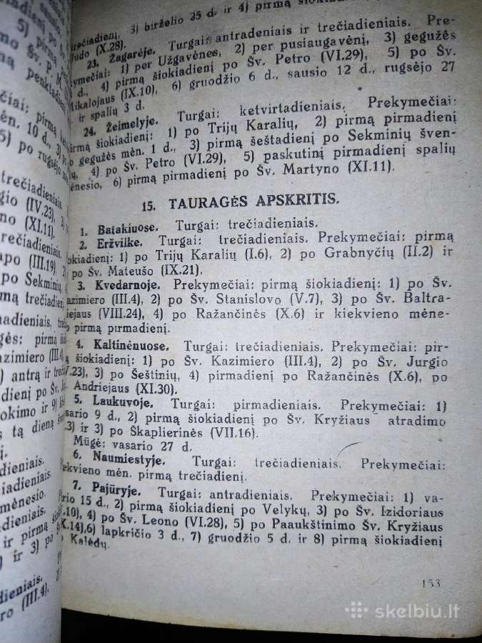 1934 metu kalendorius - nuotraukos Nr. 6