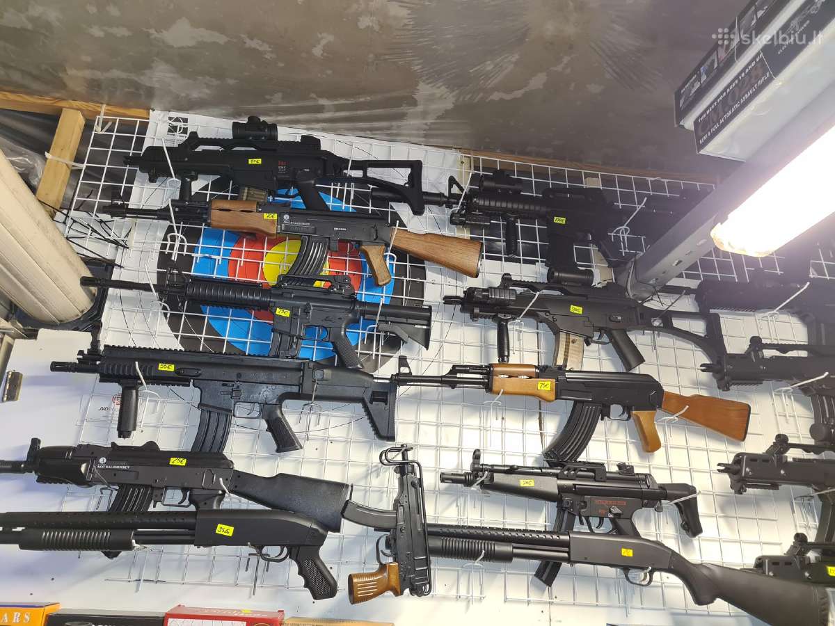 Airsoft ginklai,pistoletai,automatai, pneumatiniai - nuotraukos Nr. 17