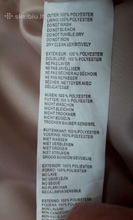 Pudrinės spalvos apsiaustas - nuotraukos Nr. 16