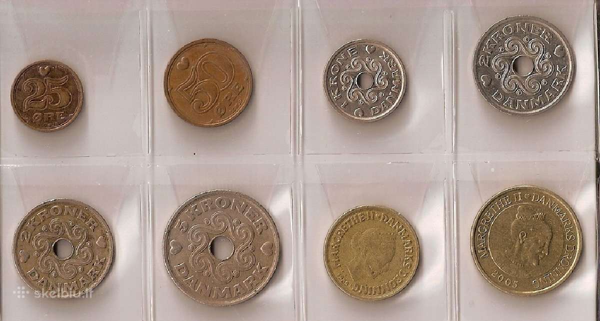 Danijos monetų rinkinukas