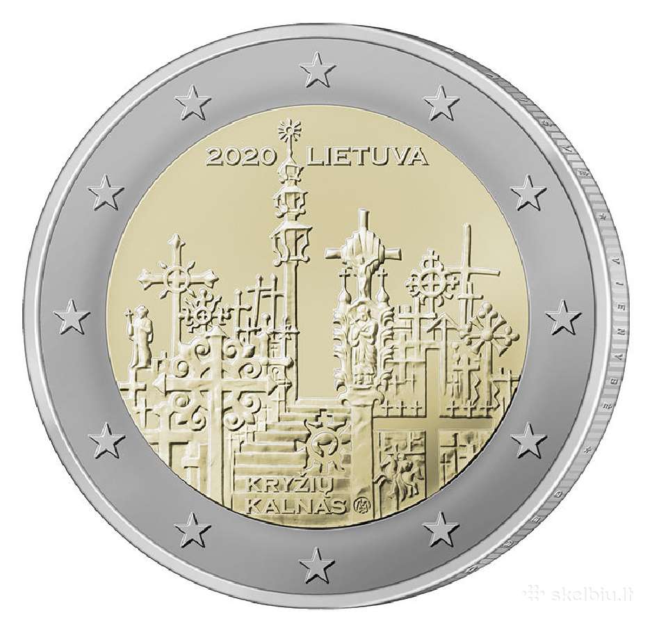Lietuva 2 eurai, 2020 Kryžių kalnas