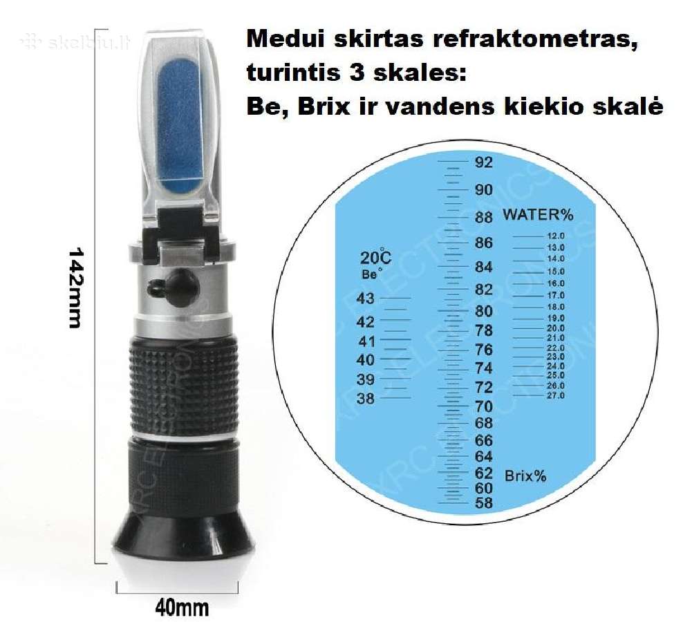 Refraktometrai: medui vynui sultims alui stipriems - nuotraukos Nr. 4