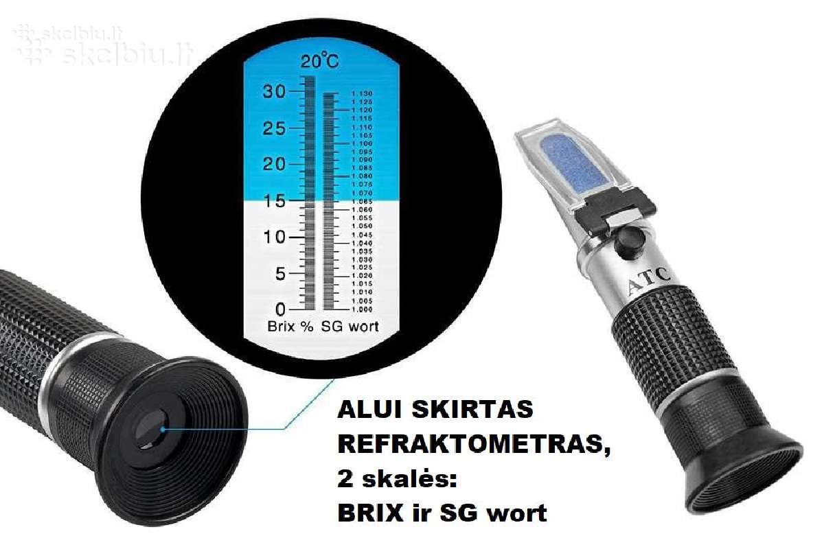 Refraktometrai: medui vynui sultims alui stipriems - nuotraukos Nr. 5