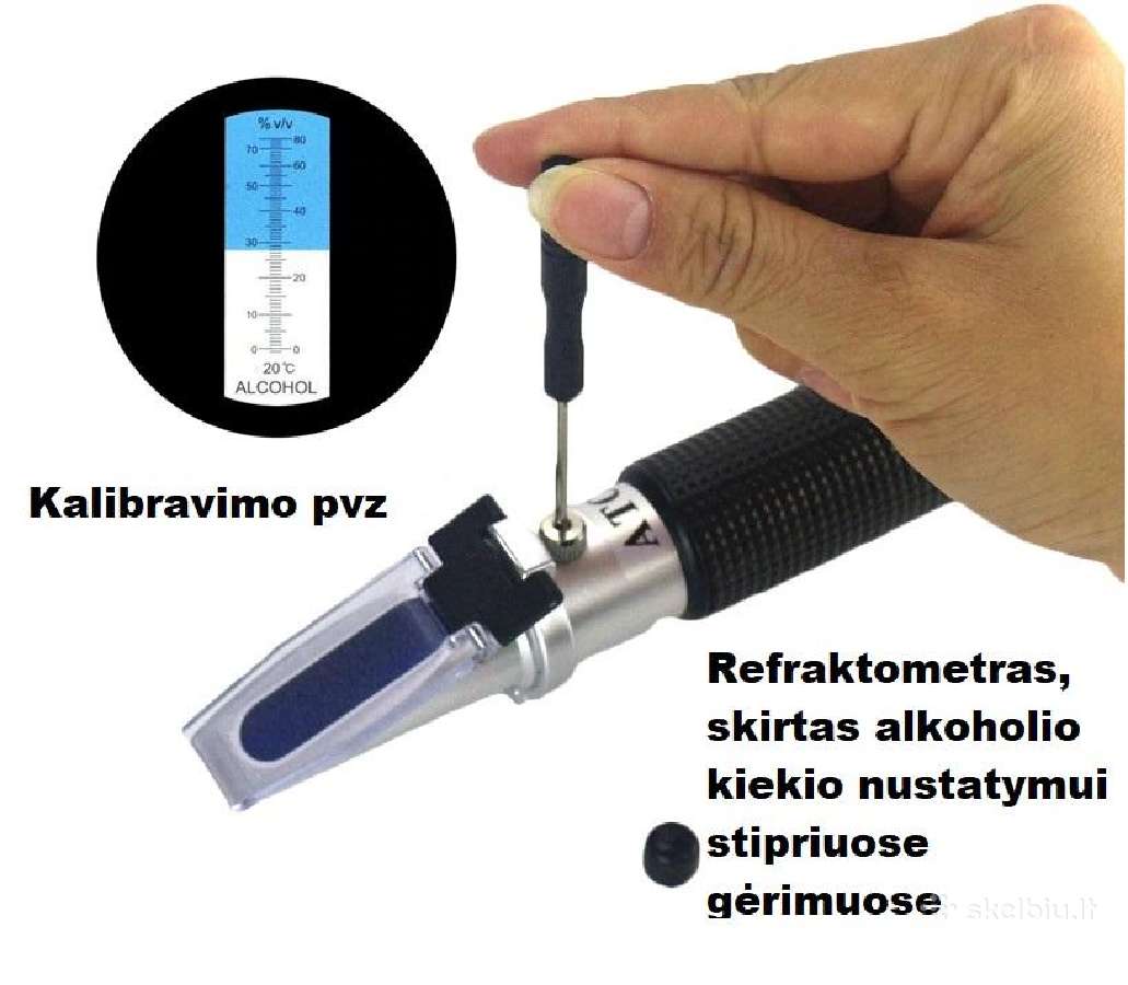 Refraktometrai: medui vynui sultims alui stipriems - nuotraukos Nr. 6